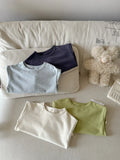  MQTIME  -  Autumn New Children Long Sleeve T Shirts Boys Girls Solid Tees Baby Cotton Shirts Infant Casual Tops Kids Clothes