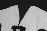MQTIME  -  New Slim Waist Pure Desire V-neck Bow Dress Temperament Design Sense French Long Sleeve Waist Skirt