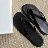 MQTIME  -  Summer New Womens Shoes Retro Luxury Flat Bottom Flip Flops for Woman Fashion Vacation Casual Shoes Designer Shoes Zapatos Mujer