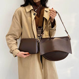 Mqtime Korean Version Vintage Women Shoulder Bag  New Trend Fashion Broadband Handbag Light Luxury Texture Premium Crossbody Bag