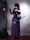 MQTIME  -  Mysterious Nocturne Velvet Elegant Mermaid Dress Elegant Gown Strap Dress Lolita Purple Evening Party Long Dresses