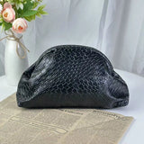 MQTIME  -  New Niche High-End Textured Gold Woven Bag Large Capacity Women's Commuter Shoulder Crossbody Bag