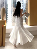 MQTIME  -  Women Dresses Sleeveless Embroidery Rose Flowers Mesh Patchwork Slash Neck Backless Elegant Sweet Party Dress Female