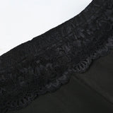 MQTIME  -  Women's 2025 Autumn Spring Fashion Streetwear Lady Casual Patchwork Lace Flare Pants Sexy Slim Mid-Waisted Wide Leg Pants