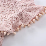 MQTIME  -  Girls Princess Summer Lace Flower Dress Baby Kids Causal Floar Cotton Lining Party Dresses Vestidos Formal Dress Child Clothing