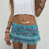 MQTIME  -  New Fashion Women's Hot Sale Spliced Drawstring Sexy Short Skirt