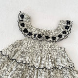 MQTIME  -  Summer New Baby Clothing, 0-6 Year Old Girl, Fragmented Embroidered Sleeveless Trendy Cotton Dress Long Dress