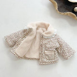 MQTIME  -  Winter Infant Baby Girls Thicken Warm Jacket Coat Newborn Baby Girls Plush Cardigan Coat Children Thicken Warm Clothes
