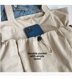 MQTIME  -  Casual Commuter Large Capaci Nylon Tote Bag Women's New 2025 College Student Class Bag Commuter Single oulder Tote Bag