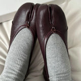 MQTIME  -  Spring Autumn Vintage Split Toe Tabi Women Ballet Flats Fashion Soft Walking Loafers Casual Gilrs Lazy Chic Shoes
