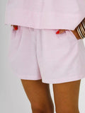 MQTIME  -  Y2K Striped Pajama Set Women 2 Piece Camisole Babydoll Tops and Striped Boxer Shorts Matching Pj Set Lounge Sets