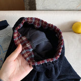 MQTIME  -  New Winter Kids Boys Wool Pant Elastic Waist Thicken Warm Toddler Boys Harem Pant Casual Plaid Velet Infant Baby Boys Trouser