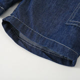 MQTIME  -  2Piece Summer Clothes Toddler Boy Outfits Korean Casual Fashion Denim Short Sleeve Baby Tops+Shorts Kids Boutique Clothing B059