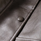 MQTIME  -  Fashion Retro Leather Women's Coat Winter Warm Windproof Plush Lining Coats with Belt Women Solid Turndown Collar Outerwears