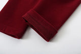 MQTIME  -  2Piece Spring Fall Boys Outfit Set Korean Fashion Gentleman Suit Red Tie Coat+Pants Newborn Clothes Baby Luxury Clothing BC1762