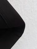  MQTIME  -  Women Vintage Black Short Puff Sleeve Dress Slim A-Line Mini Dress Fashion Summer Casual Basics Office Lady Chic Dresses