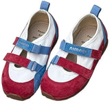 MQTIME  -  Summer Style Children's Girls Fashion Color-blocking Round-toe Flat Mary Jane Shoes Kids Toddler Princess Casual Sneakers