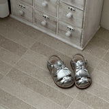 MQTIME  -  Cute Children Girls Tassel Peep-toe Sandals New Soft Hook & Loop Silver Sandals Kids Princess Non-slip Casual Sandals