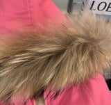 MQTIME  -  Children's Fur Collar Parkas Boys Girls Winter Hooded Jackets Teenage Thick Velvet Winter Coat Kids Warm Causal Outerwear 3-10Y