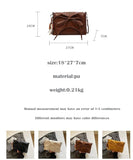  MQTIME  -  Retro Cute Japanese Style PU Leather Bow Shoulder Bag Kawaii Underarm Bags Crossbody Bag Large Capacity Storage Bags Woman Bag