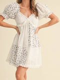 MQTIME  -  Elegant Lace Maternity Dress with Empire Waist and Flutter Sleeves for Special Occasions in Spring Summer