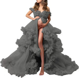 MQTIME  -  Maternity Dresses Photoshoot Pregnancy  vestidos para embarazadas baby shower