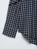 MQTIME  -  Spring New Plaid Long Sleeve Scarf Shirts Women Casual Turn-down Collar Single Breasted Blouse Shirts Female Chic Tops New