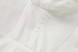  MQTIME  -  White Smocked Strappy Camisole Women's Sexy Sleeveless Ruffle Slim Bra Vest Solid Color Streetwear Y2k Women's Tops Camisole