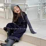 MQTIME  -  Children Jumpsuit 2025 Autumn Korean Baby Girls Overalls Wide-leg Pants 1-6 Years Boy's Suspenders Pants