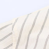 MQTIME  -  Boyfriend Style Striped Loose Full Sleeve White Shirts Women Casual Single Breasted Shirt With Tie Autumn New Women Tops