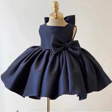 MQTIME  -  Baby Girls Dress Elegant Princess Wedding Gown Children Fashion Dresses Kids Big Bow Vestidos Toddler Birthday Party Clothing