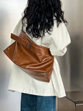 MQTIME  -  High-quality Oversized Stand-collar Trench Coat for Women, Lazy Style Minimalist Outerwear