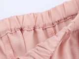 MQTIME  -  Women Ruffled Mini Skirts Solid Color Summer Chic Streetwear High Waist Elastic Asymmetric Hem Skirts Female Slim Mesh Skirts