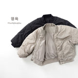  MQTIME  -  Winter New Children Cotton Padded Jacket Baby Long Sleeve Warm Coat Baby Plus Velvet Thick Jacket Kids Casual Clothes