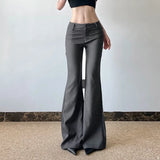 MQTIME  -  Pants Gym Womens Oversize Loose Baggy Simple Solid Streetwear Hip-hop Urban Basic Casual Design Comfortable Sport Long Bottom OL