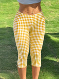 MQTIME  -  New Women's Y2K Street Style Black Slim-fit Cropped Pants