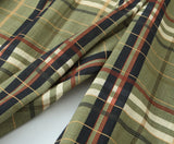 MQTIME  -  Vintage Green Plaid Long Straight Loose Pants For Women Causal High Waist Trousers Autumn New Women Pants Streetwear