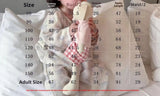 MQTIME  -  Spring Sweet Long Sve Children's Clothing Thin Air Conditioning Suit Home Clothes Set for Mother And Daughter Girls