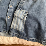 MQTIME  -  Boys' Suit Spring and Summer New Children's Clothes Korean Style Boys and Girls Foreign Cowboy Splicing Two Sets