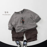 MQTIME  -  Spring New Children Long Sleeve T Shirts Baby Casual Tops Boys Girls Striped T Shirts Cotton Infant Tee Toddler Clothes