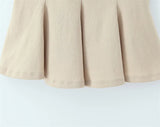 MQTIME  -  Women Fashion Brown Backless Bow Lace Up Side Zipper Camis Vintage Thin Straps Square Collar Female Chic Lady Tops