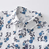 MQTIME  -  3Piece Sets Summer Baby Boy Clothes Fashion Flowers Gentleman Tie Short Sleeve Tops+Shorts+Straps Boutique Kids Clothing