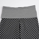 MQTIME  -  Y2K Polka Dot Print Low Waist Summer Loose Casual Long Medium Strecth Knitted Pants