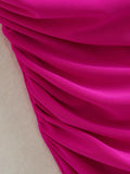 MQTIME  - NEW Summer Women Spaghetti Strap Solid Color Lace-up Decoration Backless Vintage Sexy Streewear Dresses