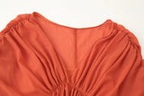 MQTIME  -  Summer Hot-Selling Pleated V-Neck Design-Sense Dress