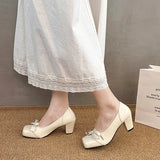  MQTIME  -  Mary Jane Women's Summer New Style High-Heeled Square-Toe Slouchy Sandals