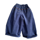 MQTIME  -  Boys Pants Autumn and Winter New Children's Wear Korean Style Boys and Girls Casual Retro Design Printed Corduroy Pants