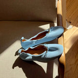 MQTIME  -  High-Quality Soft Leather Ballet Flats Women Bow Tie Detail Round-Toe Slip-On Loafers Comfortable Soft Soles Suede Casual Shoes