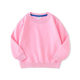 MQTIME  -   Long-sleeve Pullover Boys Spring Autumn Girls Cotton Sweatshirt Soft Breathable Baby Sweatshirt Comfortable Children Casual Kids