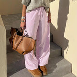 MQTIME  -  Pants Baggy Jeans Womens Y2K Korean Streetwear Hip-hop Urban Fashion Trend Ins Low Girl Sweet Multiple Spring Fall Newest Therma